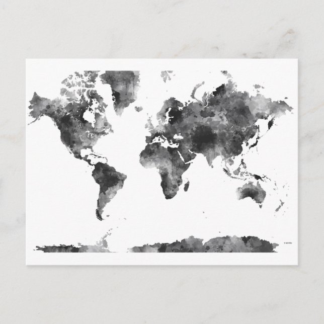WORLD MAP BG3 - POSTCARD (Front)