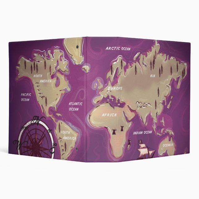 World Map Binder (Background)