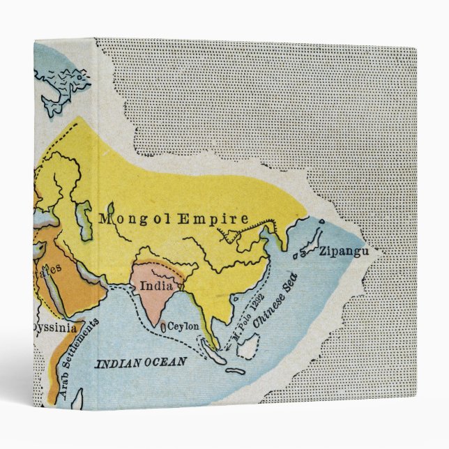 WORLD MAP, c1300. Binder (Front/Spine)
