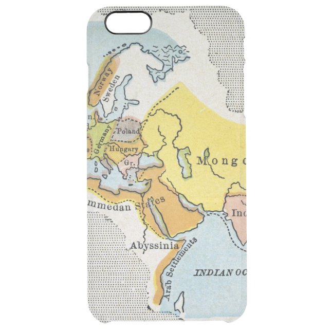 WORLD MAP, c1300. Uncommon iPhone Case (Back)