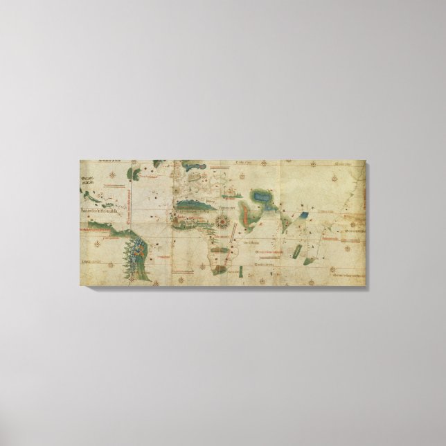 World Map Canvas Print (Front)