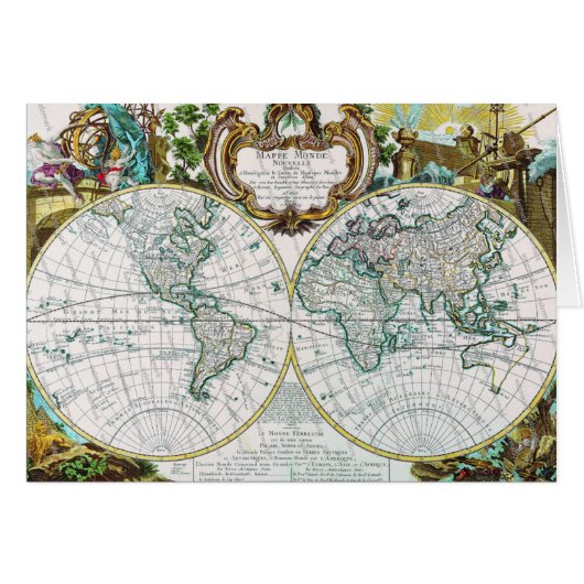 World Map Cards (Front Horizontal)