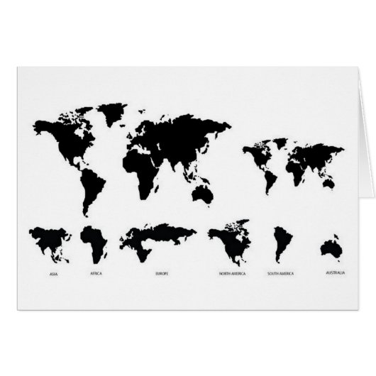 World map cards (Front Horizontal)