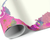 world map colors wrapping paper (Roll Corner)