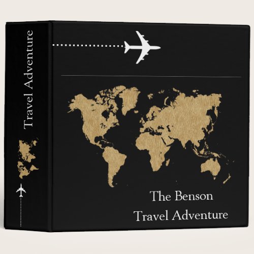 World Map Custom Travel Adventures 3 Ring Binder World Map Custom Travel Adventures 3 Ring Binder