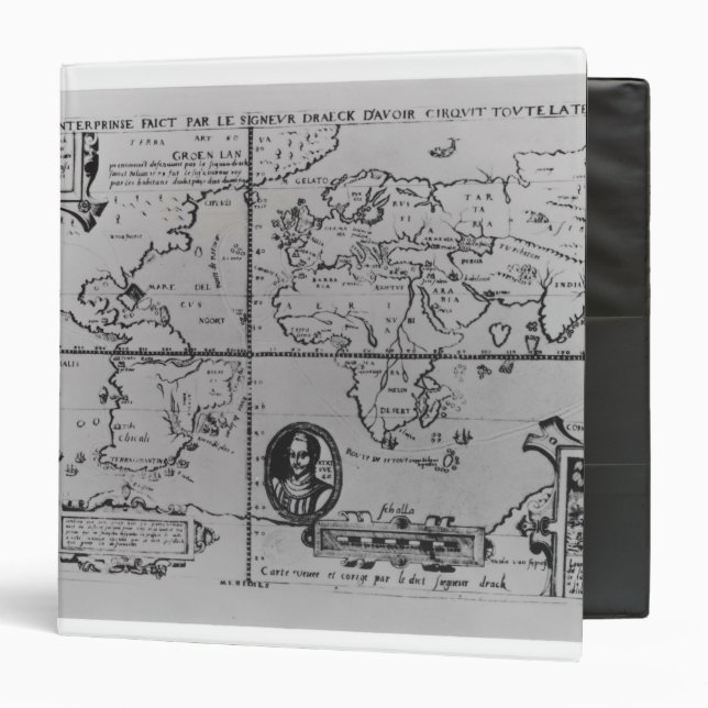 World Map detailing the Expeditions 3 Ring Binder (Front/Inside)