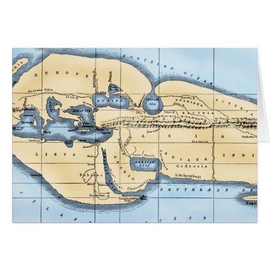 WORLD MAP: ERATOSTHENES CARDS (Front Horizontal)
