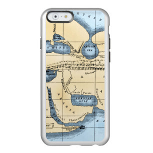 WORLD MAP: ERATOSTHENES INCIPIO FEATHER SHINE iPhone 6 CASE