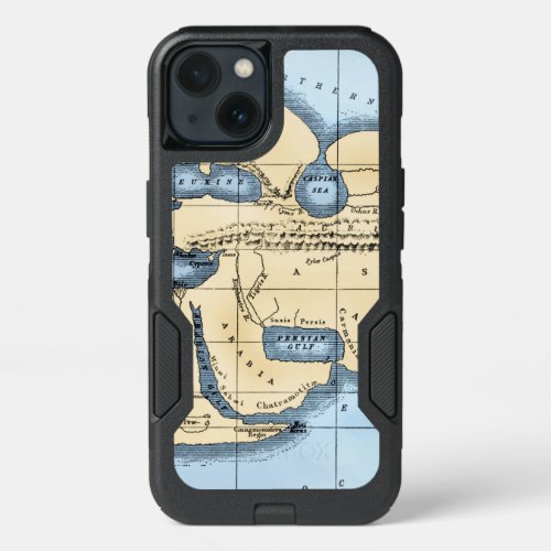 WORLD MAP ERATOSTHENES iPhone 13 CASE