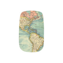 World Map Featuring United States Minx Nail Art World Map Featuring United States Minx Nail Art
