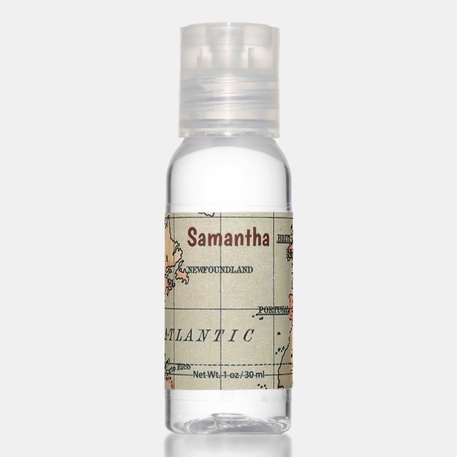 World Map Hand Sanitizer (Front)