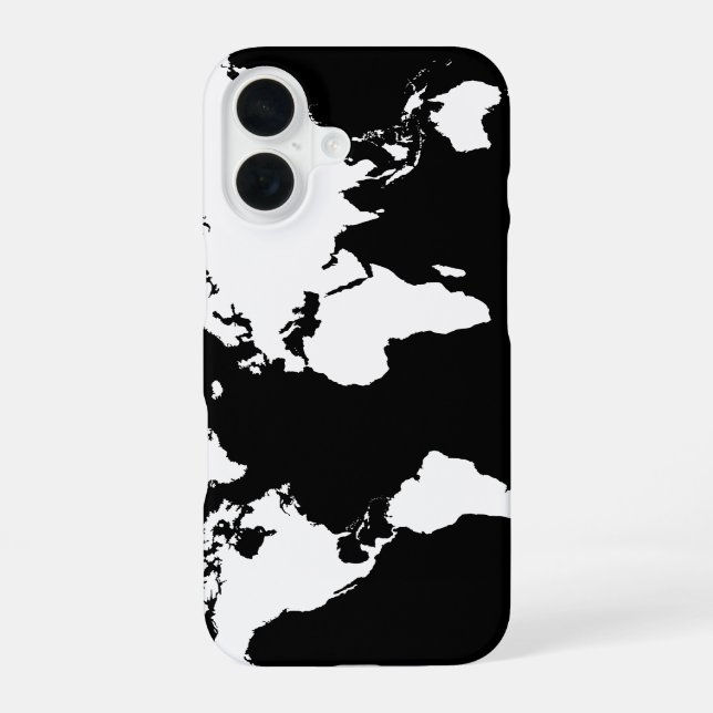 World map iphone case (Back)