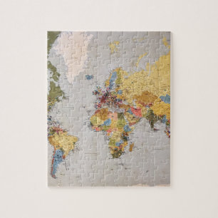 world map jigsaw puzzle