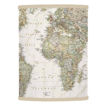 World Map Lamp by OS_Designs at Zazzle