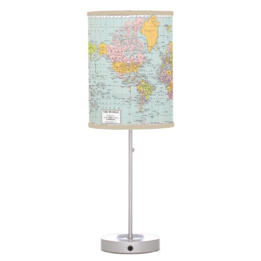 World Map Lamp (Back)