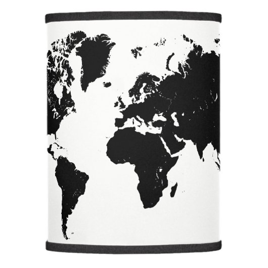 WORLD MAP LAMP SHADE (Front)