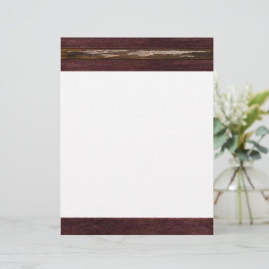 World Map Letterhead (Standing Front)