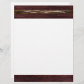 World Map Letterhead (Front/Back)