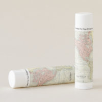 World Map Lip Balm Favors