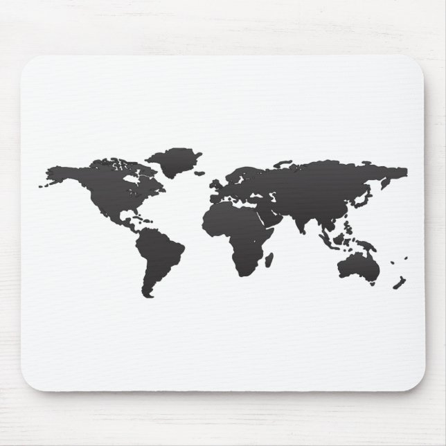 World Map Mouse Pad (Front)