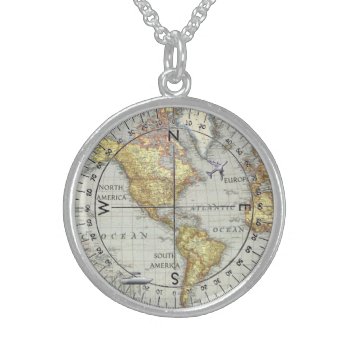 World Map Necklace by SharonCullars at Zazzle