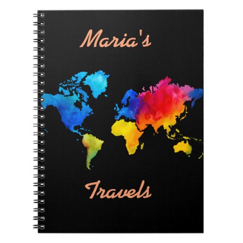 World Map Notebook