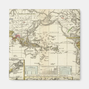 World Map of Diseases Magnet