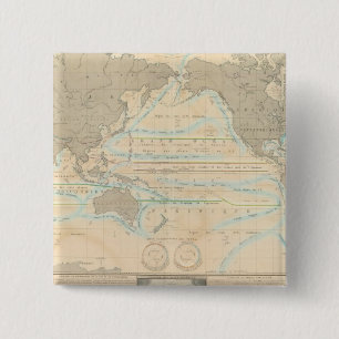 World Map of the Climate Pinback Button