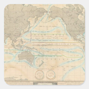 World Map of the Climate Square Sticker