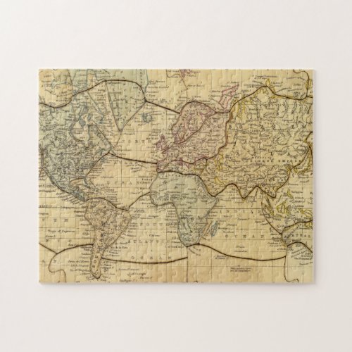 World map on Mercators Projection Jigsaw Puzzle