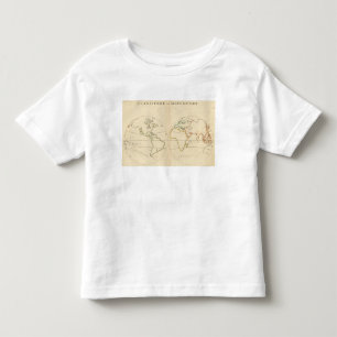 World Map Outline Toddler T-shirt