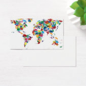 World Map Paint Drops (Desk)