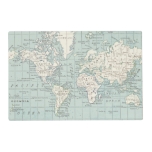 World Map Placemat at Zazzle