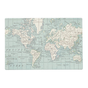 World Map Placemat