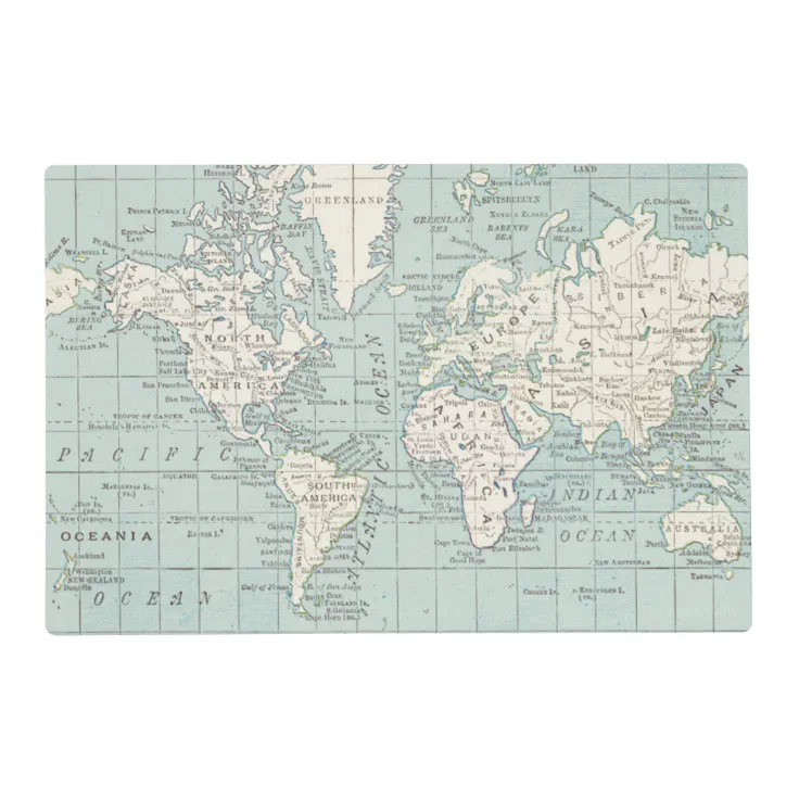 World Map Placemat Zazzle   World Map Placemat R438d27f251364107905258c79194d351 Zkjfd 736.webp