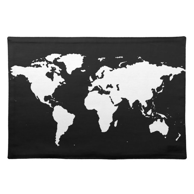 World map placemat (Front)