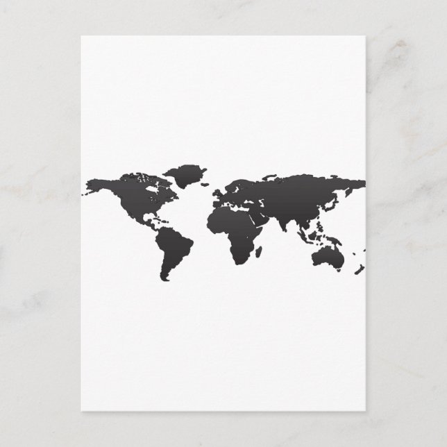 World Map Postcard (Front)