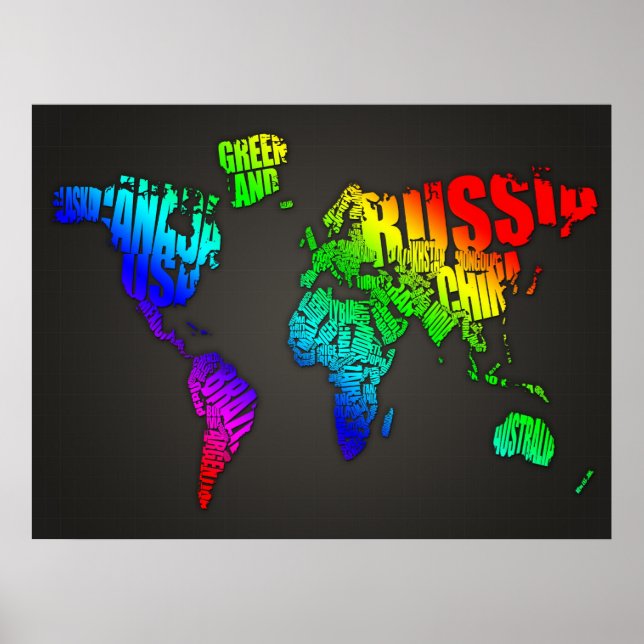 World Map Poster (Front)