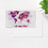 world map purple white (Desk)