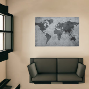 World Map Rug