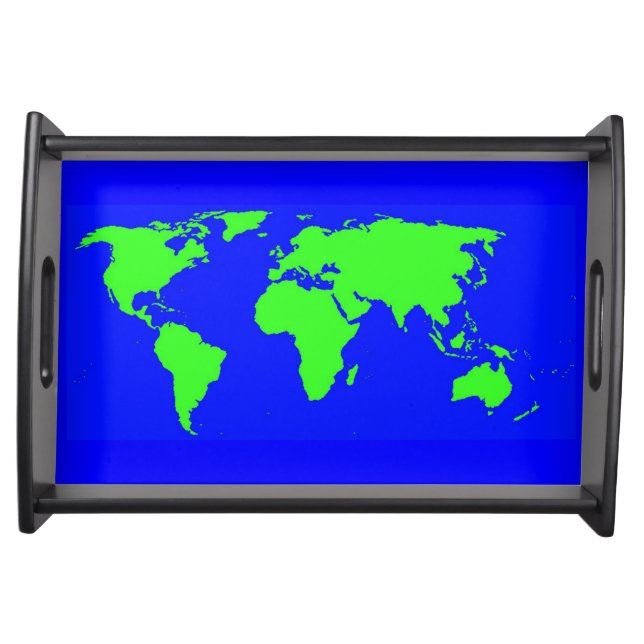World Map Serving Tray (Front)