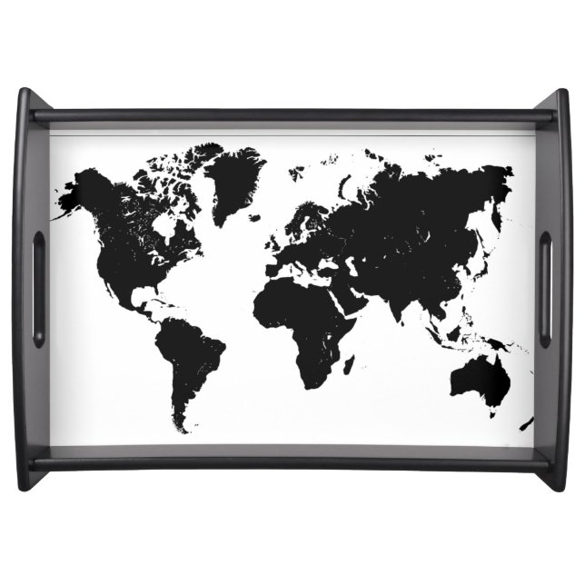 WORLD MAP SERVING TRAY (Front)