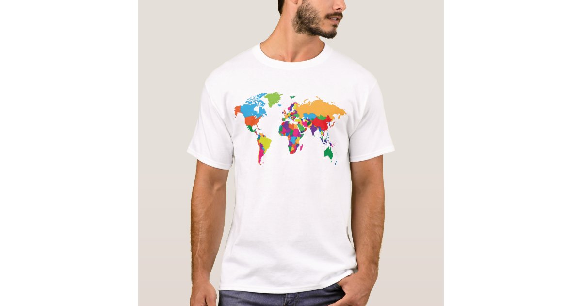 World Map T Shirt