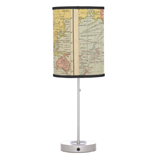 World Map Table Lamp (Back)