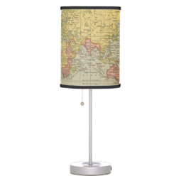 World Map Table Lamp | Zazzle