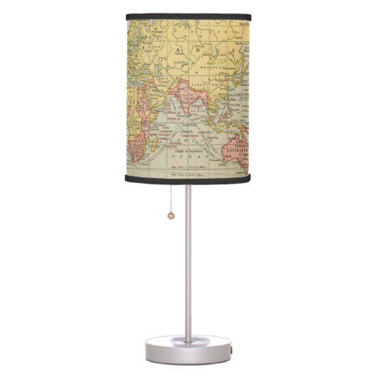 World Map Table Lamp (Right)