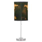 World map table lamp (Back)