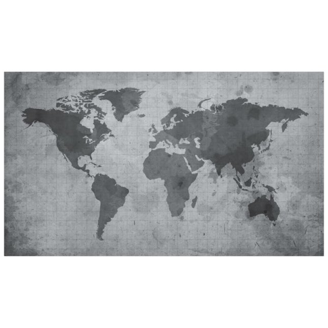 World Map Tablecloth (Front (Horizontal))