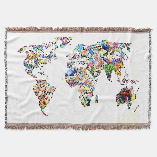 World Map Throw Blanket R2ba3b31ce3b64e3fb2eee4116445c89e Zikrk 540 ?rlvnet=1