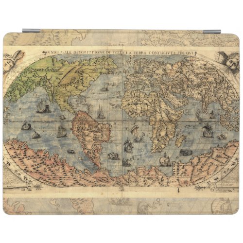 World Map Vintage Historical Antique Atlas iPad Smart Cover